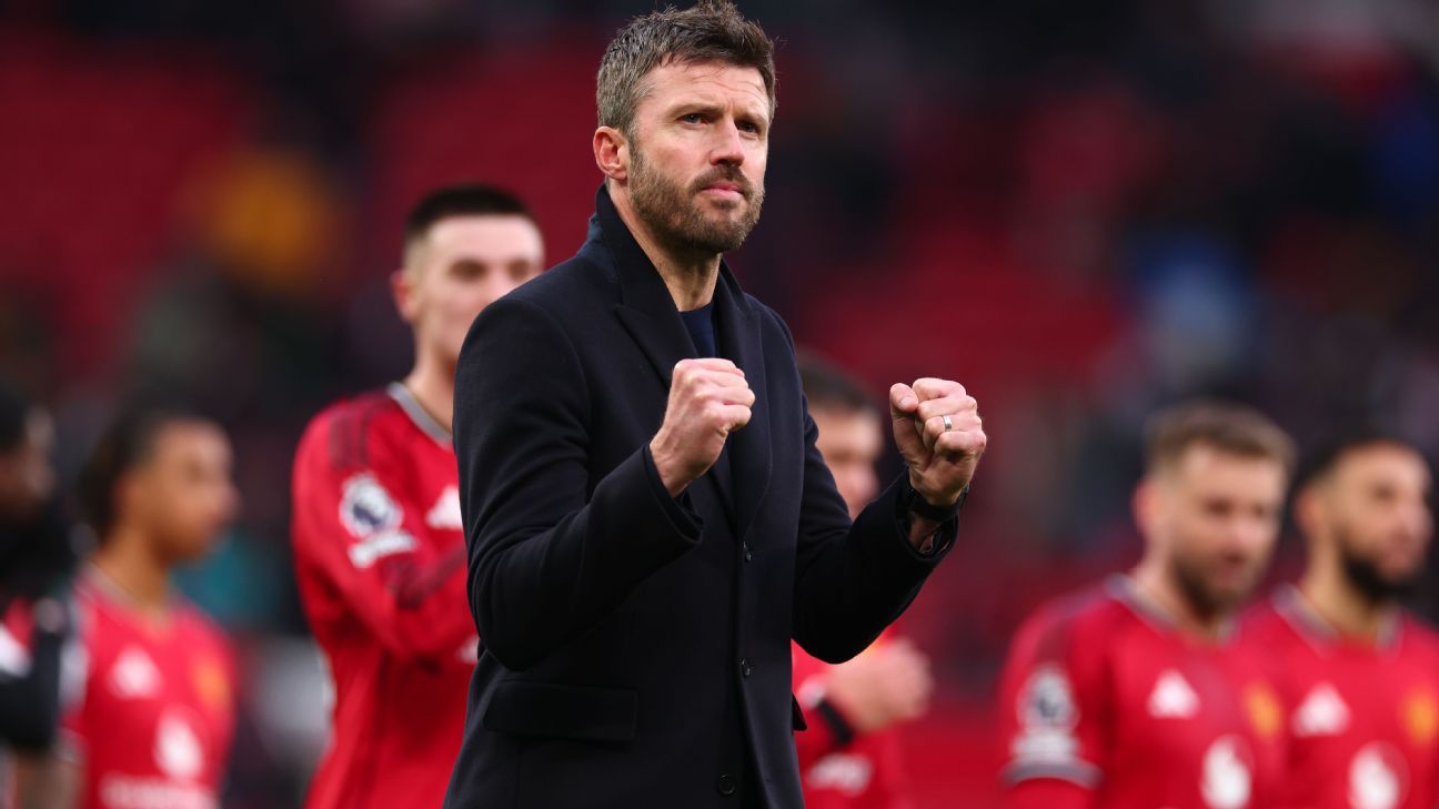 Carrick: Utd not 'carried away' amid strong run